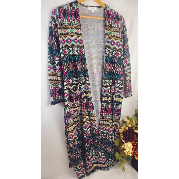 NWT LulaRoe Sarah S Cardigan Duster Long Sweater Open Front Pockets Womens Top - Picture 6 of 6